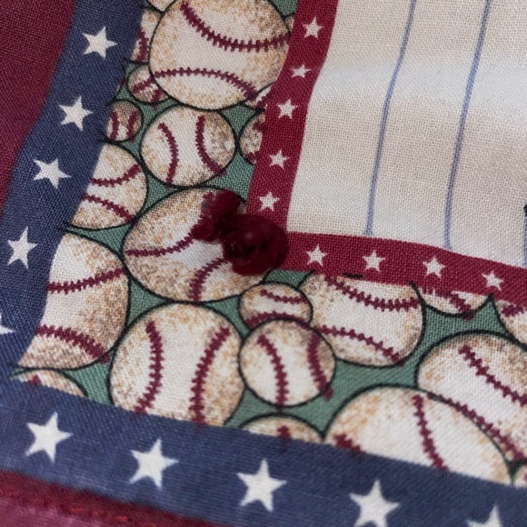 Beautiful handmade baseball quilt - Picture 3 of 5